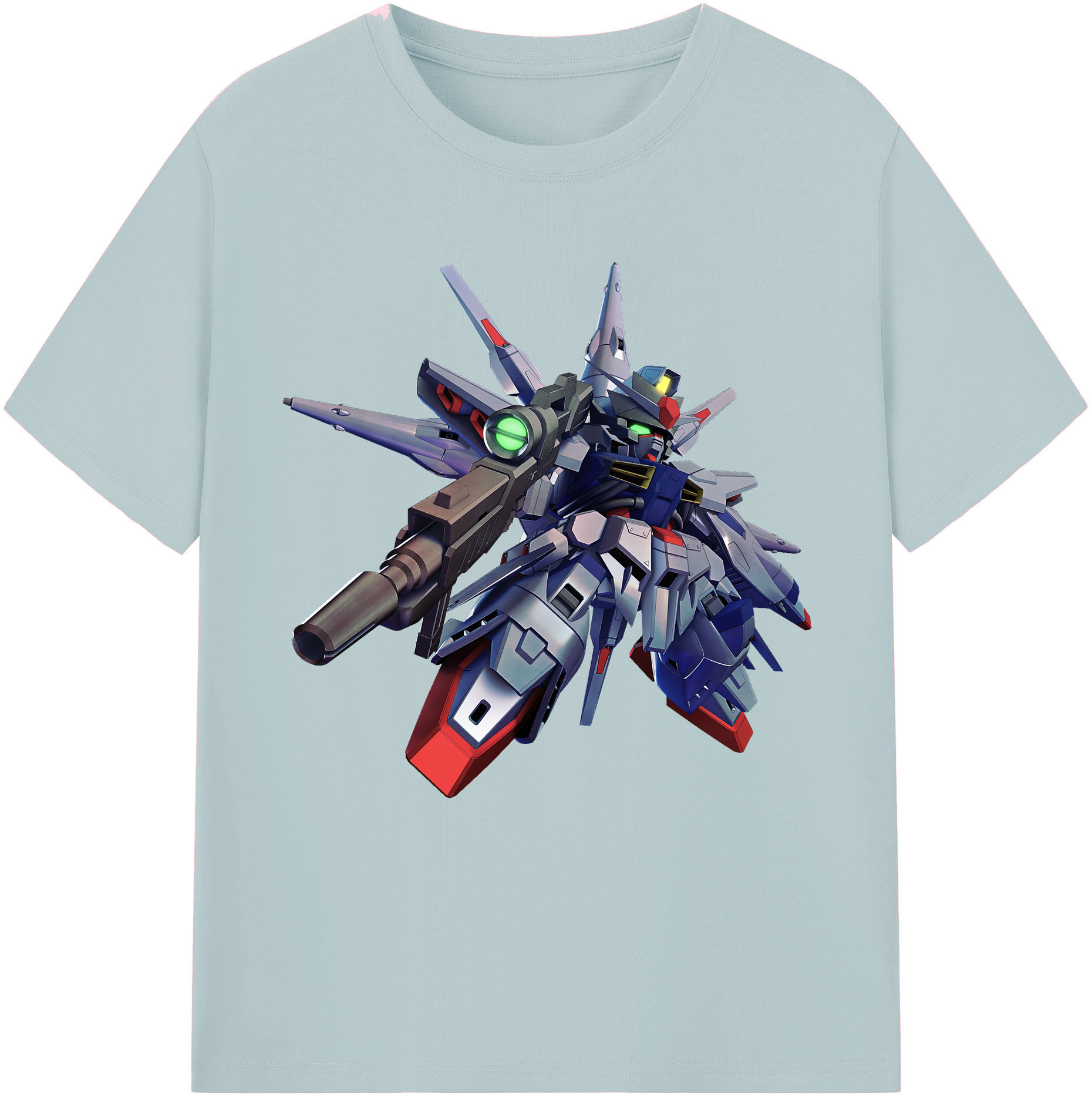 （画像用） 機動戦士ガンダム Mobile Suit Gundam 綿100％半袖Tシャツ（フロントプリント）